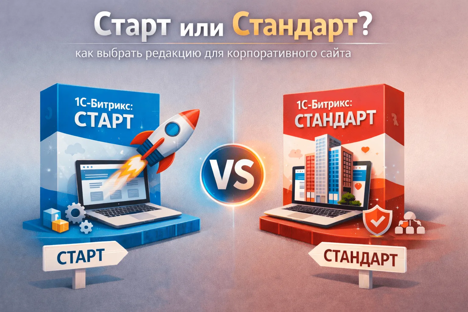 Старт или Стандарт: как выбрать редакцию для корпоративного сайта в Черкесске
